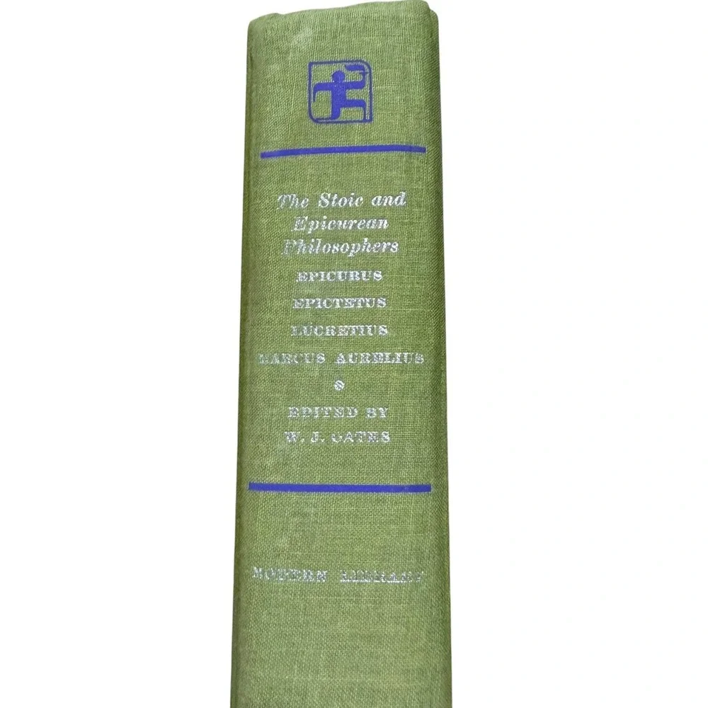 The Stoic and Epicurean Philosophers Modern Library Giant W.J. Oates Green Book